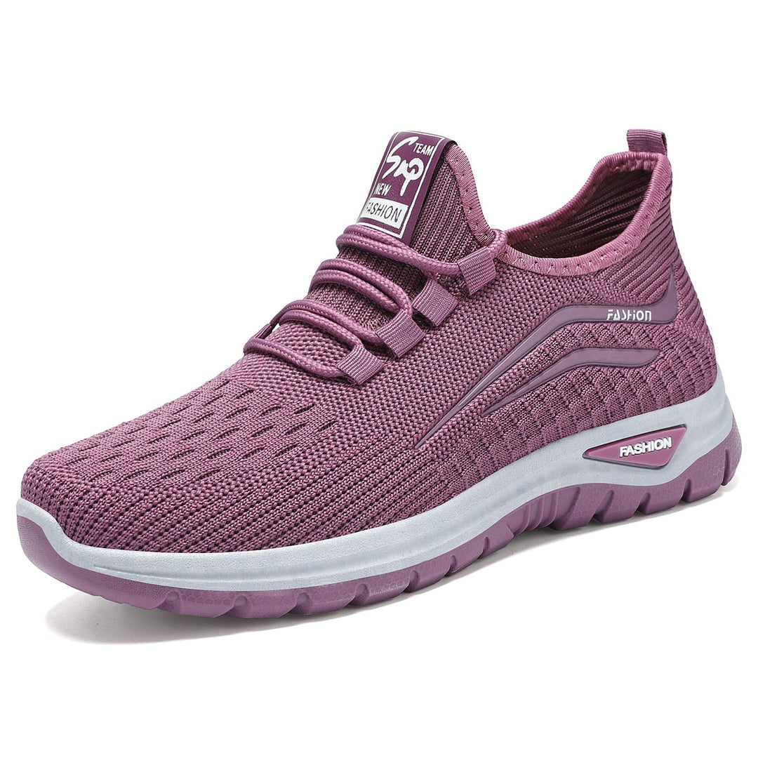 Damen Funktionale Freizeit-Sneaker mit elastischem Schnürsystem und atmungsaktiver Obermaterialstruktur Nord Taschen