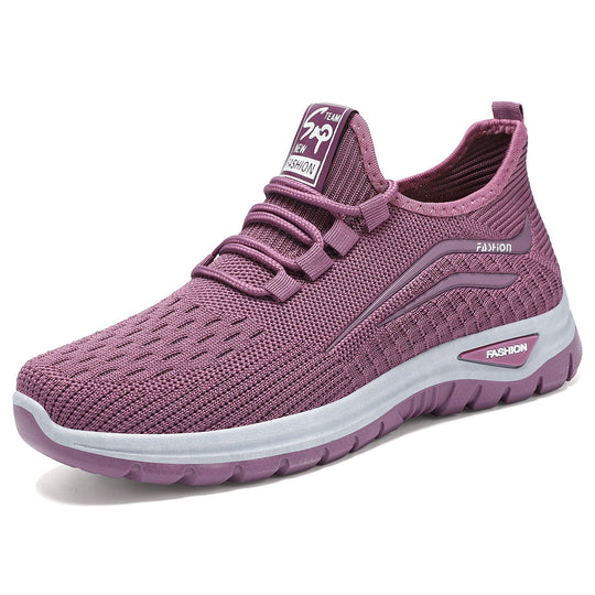 Damen Funktionale Freizeit-Sneaker mit elastischem Schnürsystem und atmungsaktiver Obermaterialstruktur Nord Taschen