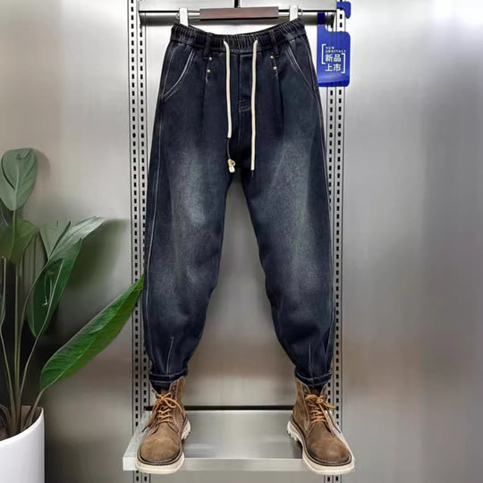 Herren Modische Ripped Jeans mit kreativen Patches Nord Taschen 1788342747