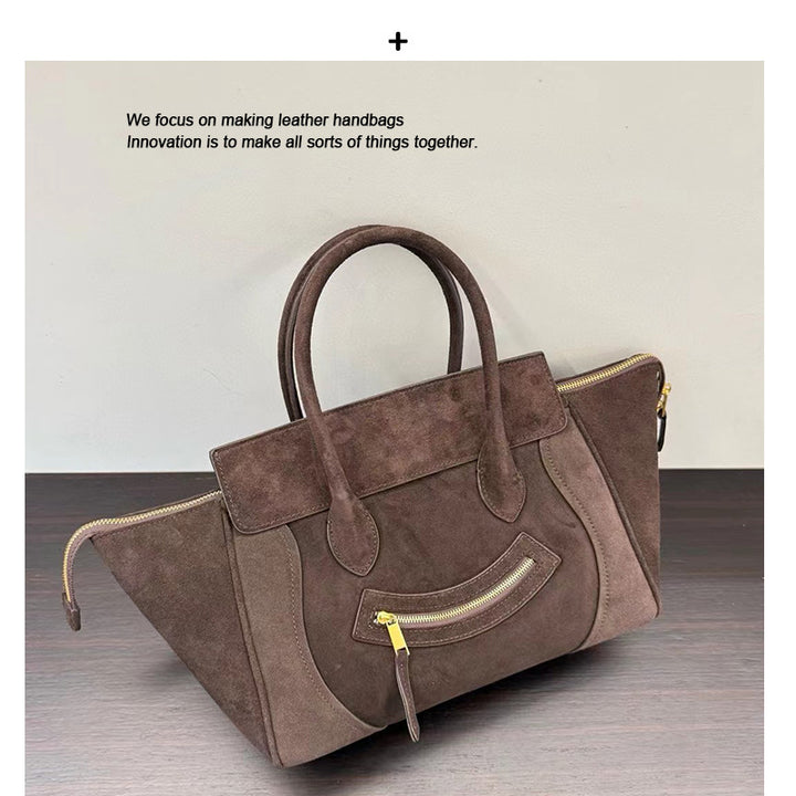 Damen hochwertige Wildleder Handtasche Nord Taschen
