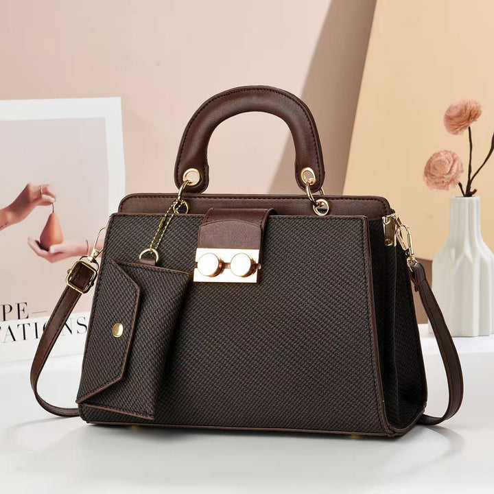 Damen elegante Handtasche mit strukturiertem Design Nord Taschen