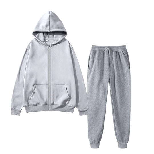 Damen Sportlicher Kapuzenanzug mit durchgehendem Reißverschluss Nord Taschen