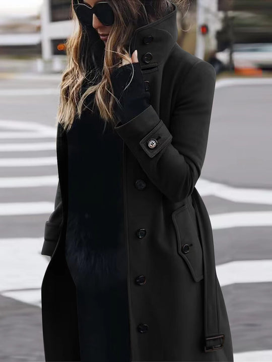 Warmer Damen Trenchcoat Elegant
