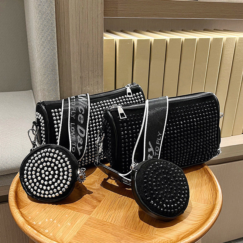 Damen Handtasche mit Strassverzierung Nord Taschen