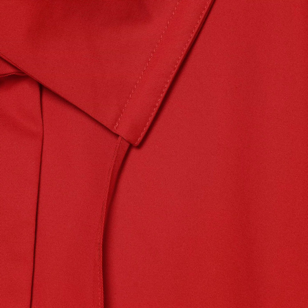 Damen Cropped Trenchjacke mit Taillenbindegürtel und kastiger Silhouette Nord Taschen