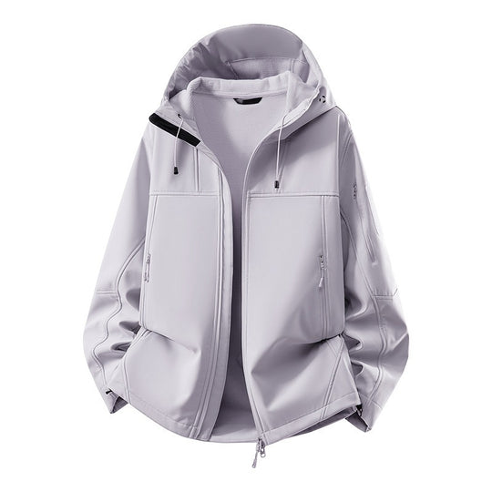 Herren Softshell-Jacke mit Fleecefutter, wasserabweisend und kapuzenverstärkung Nord Taschen