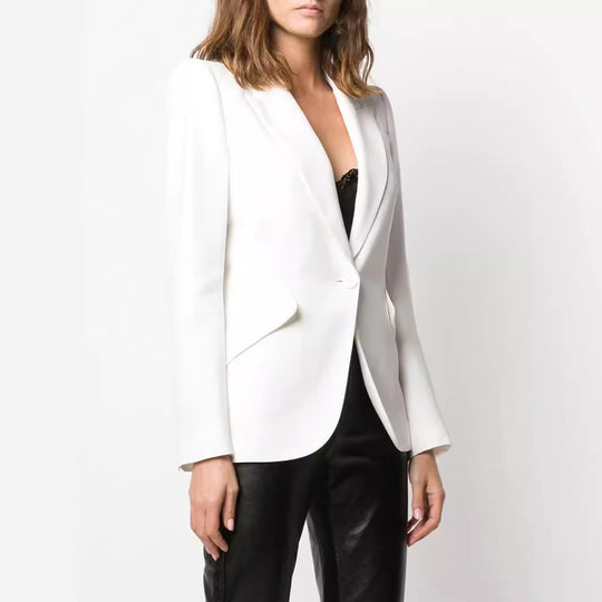 Damen Vegane Lederhose im Geradschnitt mit hoher Taille und dezentem Bootcut Nord Taschen