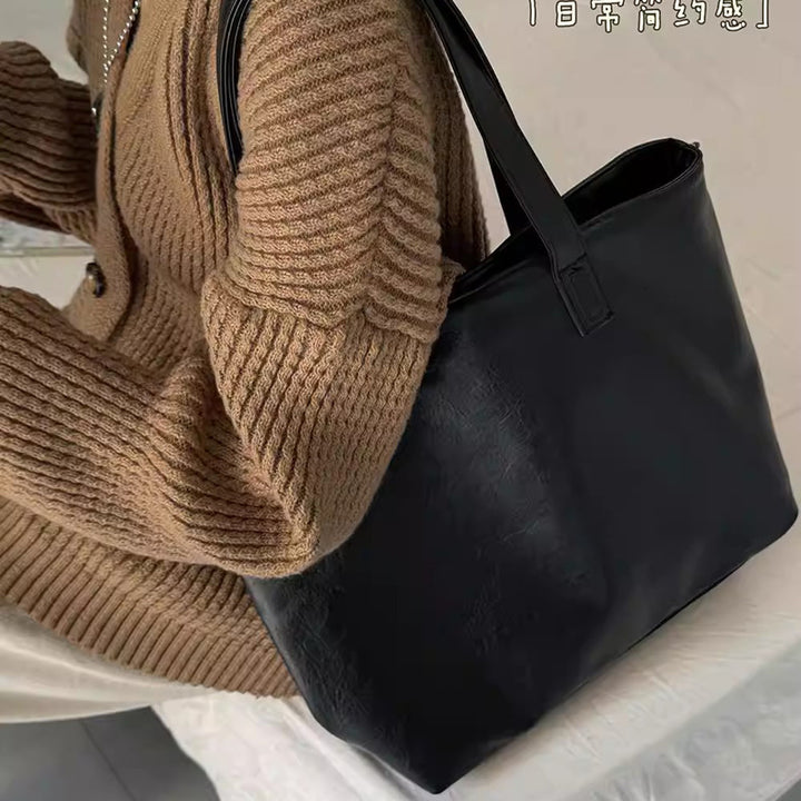Damen Tote-Handtasche mit eleganter Struktur und geräumigem Innenraum Nord Taschen