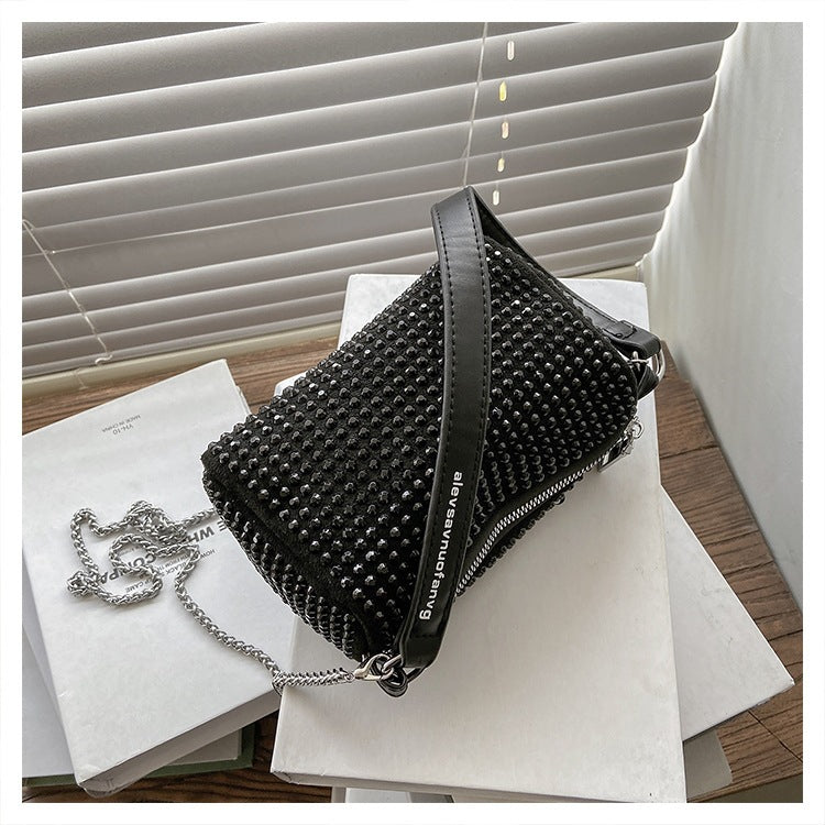 Damen Glitzernde Clutch mit ergonomischem Design Nord Taschen