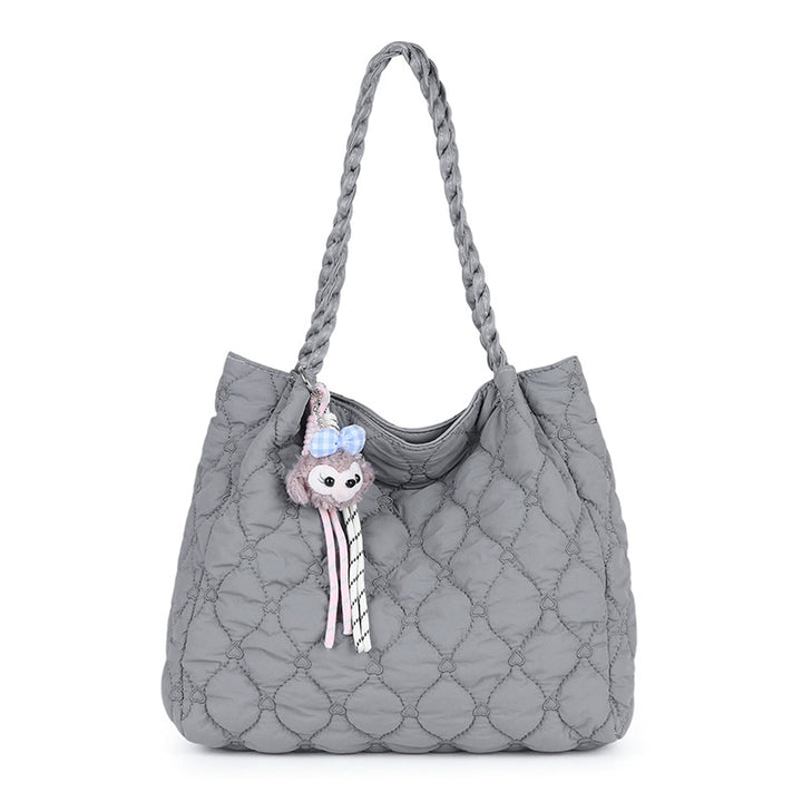 Damen modische Beuteltasche mit geflochtenen Griffen Nord Taschen