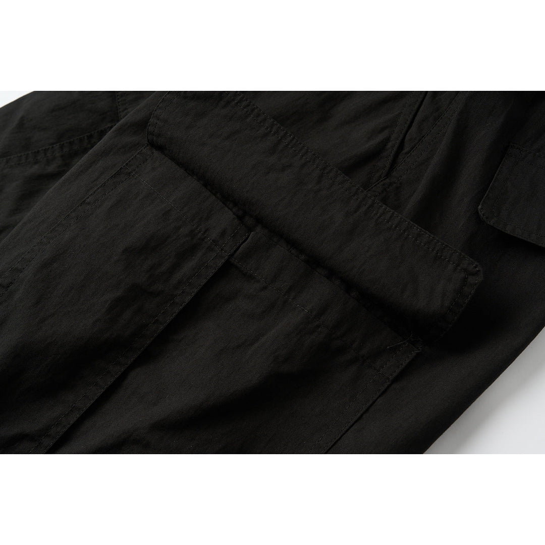 Damen Weite Cargo-Culotte mit elastischem Tunnelzugbund und aufgesetzten Klappentaschen Nord Taschen