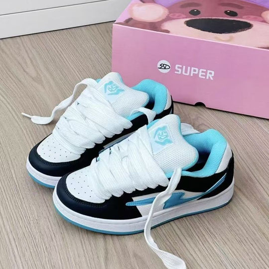 Damen Sneaker mit atmungsaktivem Mesh-Obermaterial und stoßdämpfender Sohle