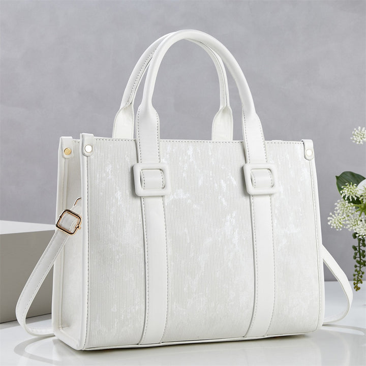 Damen elegante Handtasche mit einzigartiger Textur und abnehmbarem Schultergurt Nord Taschen