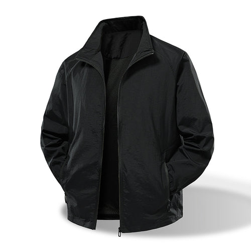 Herren Ultraleichter Windbreaker mit atmungsaktivem Mesh-Futter und verdecktem Reißverschluss Nord Taschen