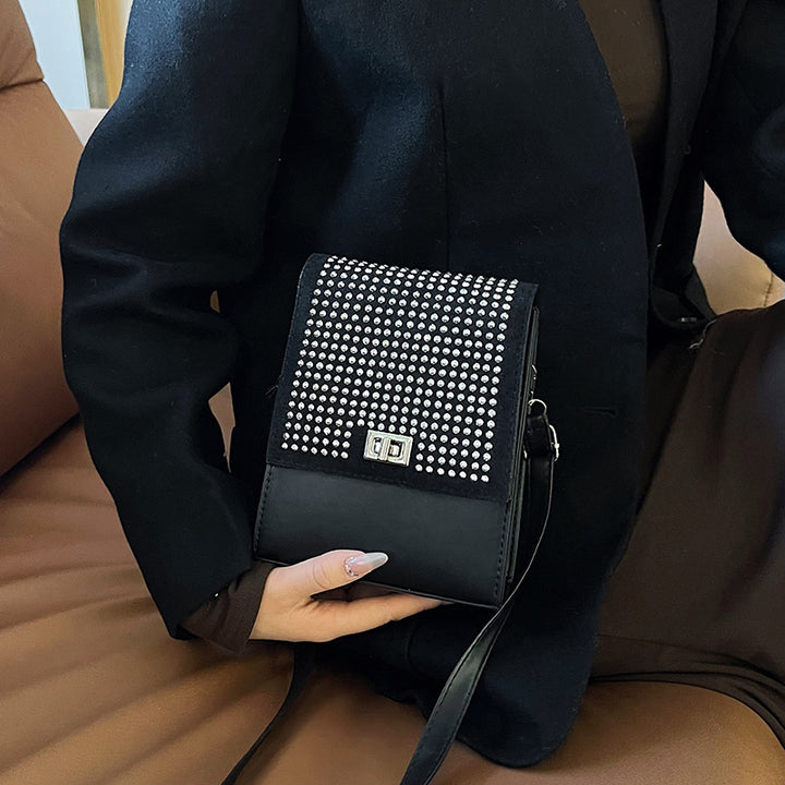 Damen stilvolle Handtasche mit funkelnden Akzenten Nord Taschen
