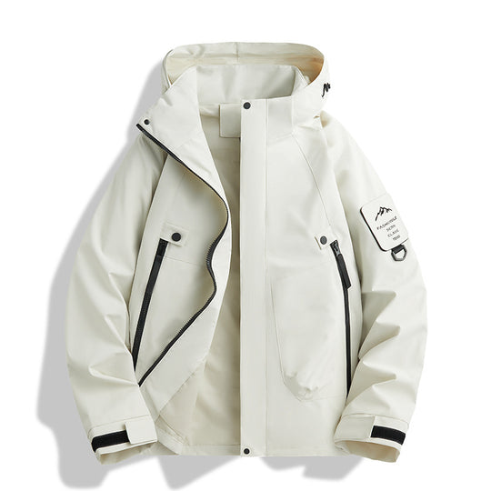 Damen Wasserabweisende Softshell-Funktionsjacke mit verstellbarer Kapuze, winddichter Membran und schrägen Reißverschlusstaschen Nord Taschen