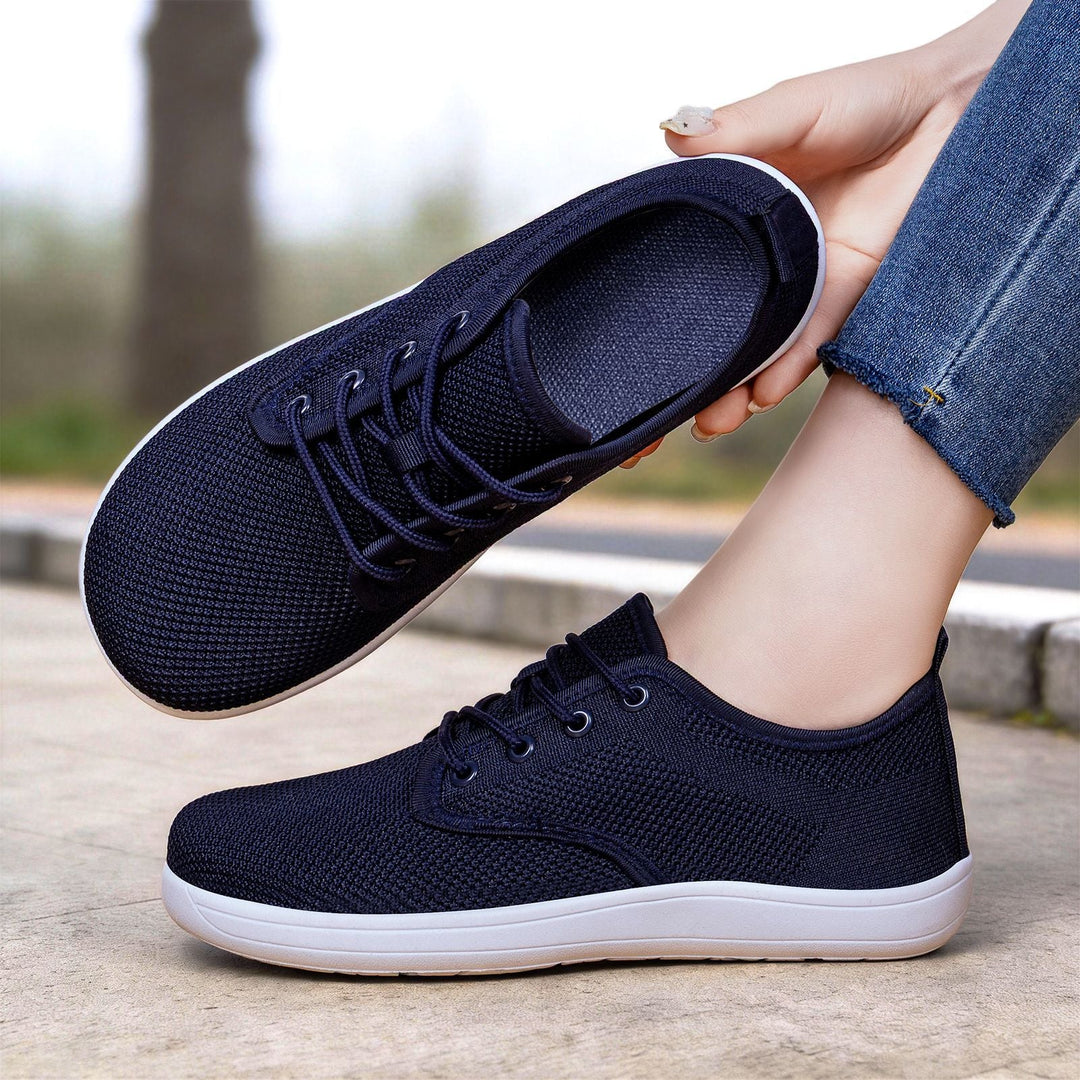 Damen Leichte und atmungsaktive Schnürschuhe mit flexiblem Obermaterial