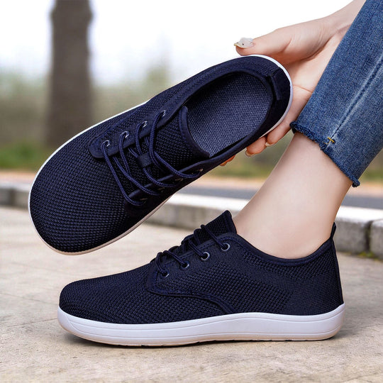 Damen Leichte und atmungsaktive Schnürschuhe mit flexiblem Obermaterial