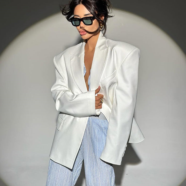 Damen Oversized Blazer mit strukturiertem Schnitt