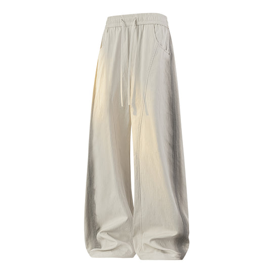 Damen Weite Lagen-Loungehose mit Cargo-Details & elastischem Tunnelzug Nord Taschen