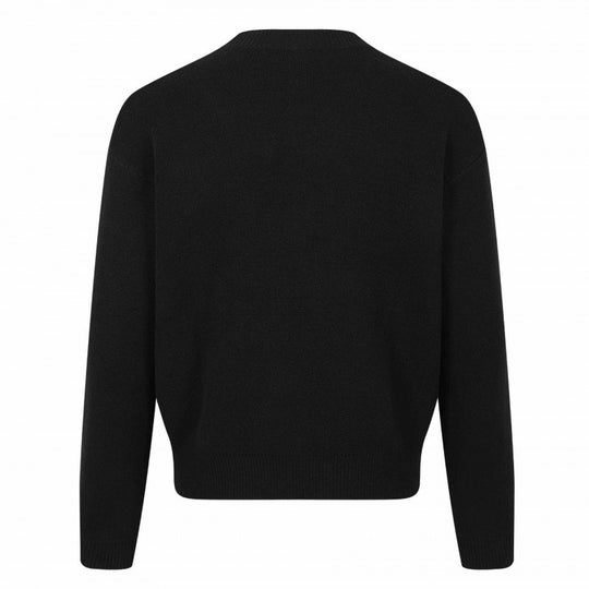 Unisex Grafik-Strickpullover mit Bandintarsie, Rundhals und geripptem Saum Nord Taschen