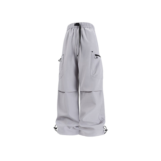Damen Weite Technical-Cargo-Hose mit Tunnelzugbund, verstärkten Kniepartien und verstellbaren Beinabschlüssen Nord Taschen