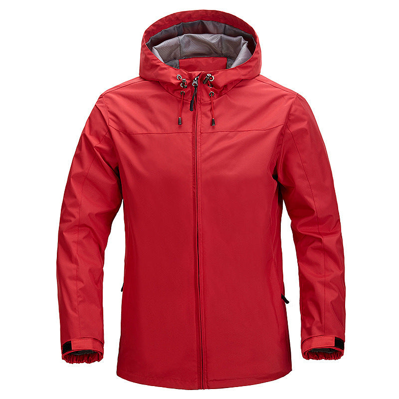 Unisex Leichte packbare Regen- und Windjacke mit verstellbarer Kapuze und atmungsaktivem Futter Nord Taschen
