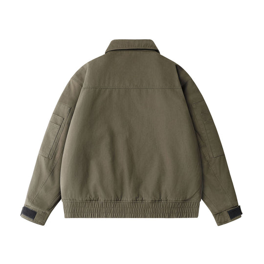 Unisex Urbaner Utility‑Blousonjacke mit Cargo‑Taschen und Zwei‑Wege‑Reißverschluss Nord Taschen