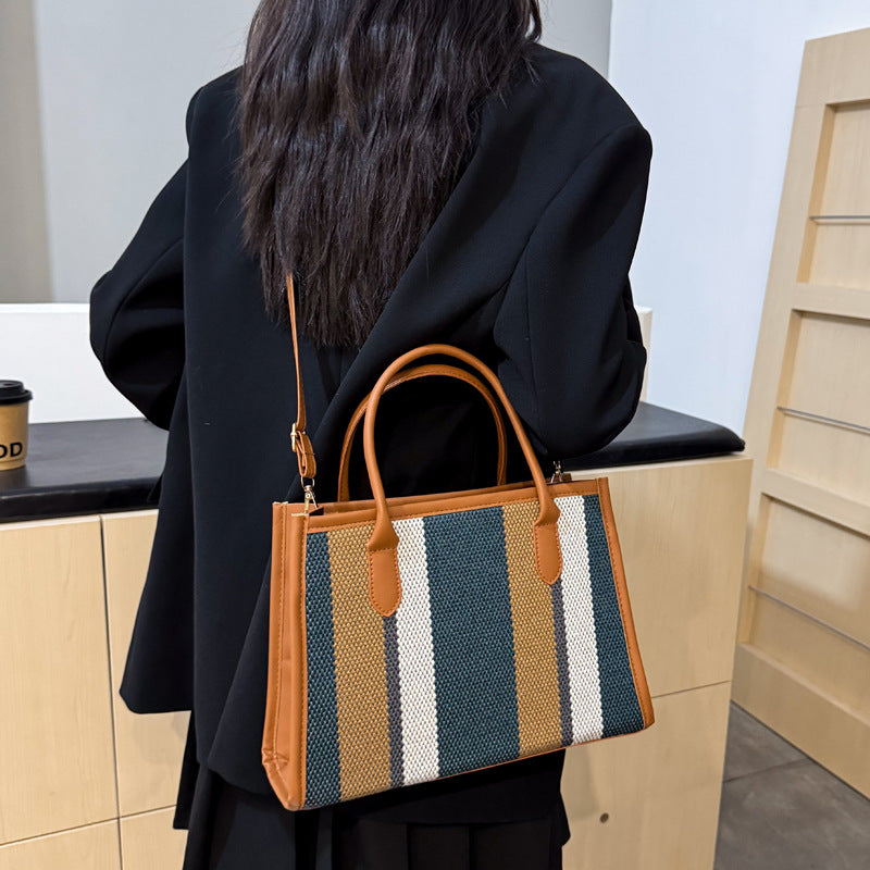 Damen Tragetasche im strukturierten Gewebedesign Nord Taschen