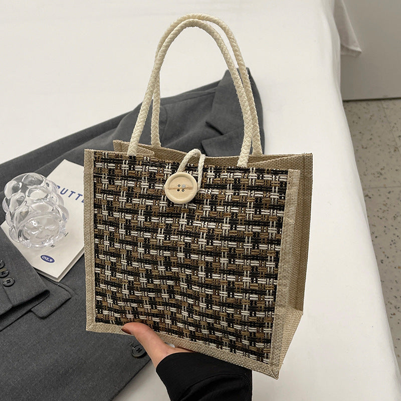 Damen Tragetasche mit elegantem gewebtem Design Nord Taschen