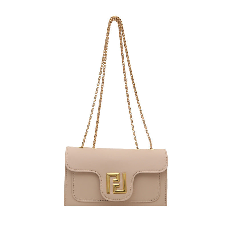 Damen elegante Umhängetasche mit goldenen Akzenten Nord Taschen