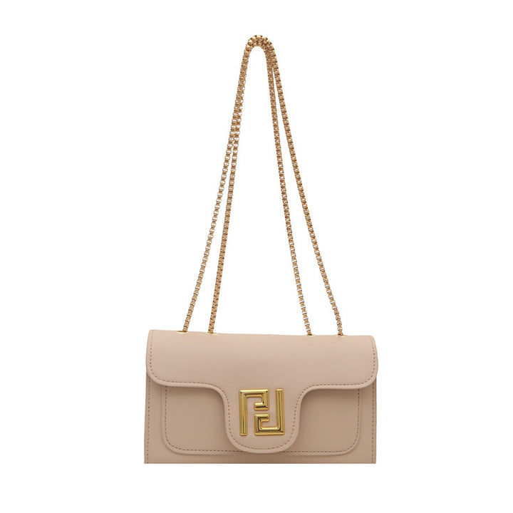 Damen elegante Umhängetasche mit goldenen Akzenten Nord Taschen