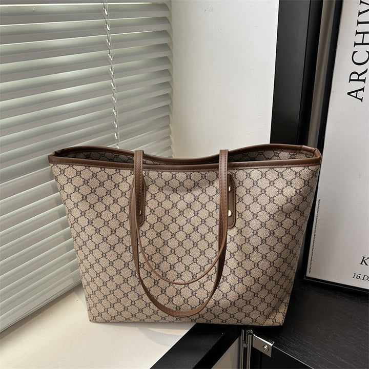 Damen elegante Tote-Tasche mit geometrischem Muster Nord Taschen