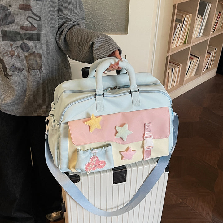 Damen multifunktionale Tragetasche mit kreativen Applikationen Nord Taschen