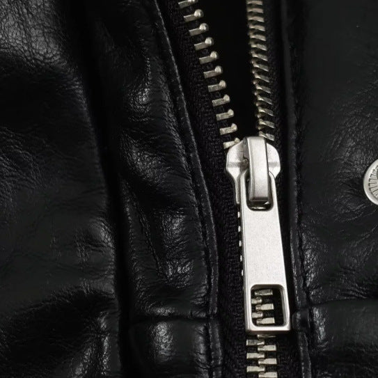 Damen Kurzblouson aus Kunstleder mit doppelreihiger Knopfleiste und Schultercape Nord Taschen