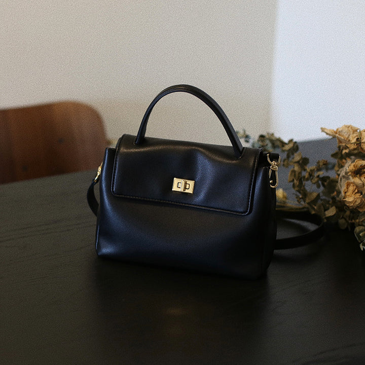 Damen elegante Handtasche mit dekorativem Verschluss Nord Taschen