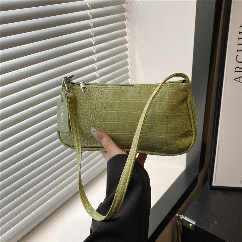 Damen elegante Handtasche mit Krokodilprägung Nord Taschen