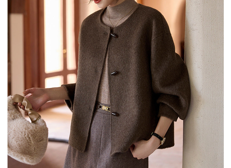 Damen Modische und elegante Strickjacke Nord Taschen