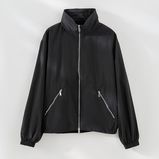 Damen Ultralight Übergangsjacke mit hohem Kragen, diagonalen Reißverschlusstaschen und elastischem Saum Nord Taschen
