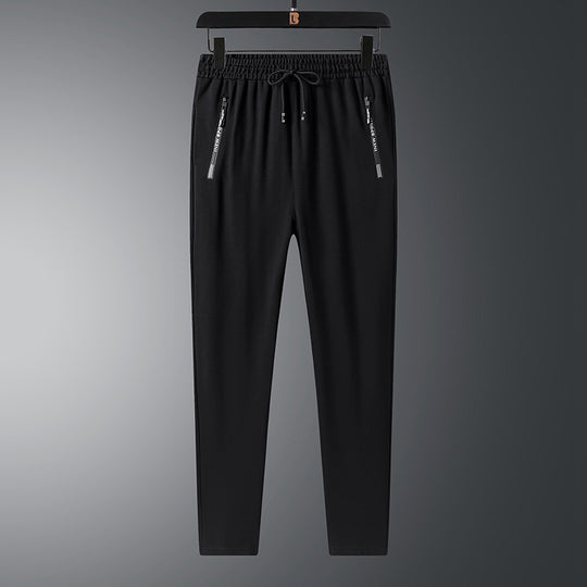 Herren Leichte Performance-Jogginghose mit elastischem Bund Reißverschlusstaschen und schlankem Schnitt Nord Taschen