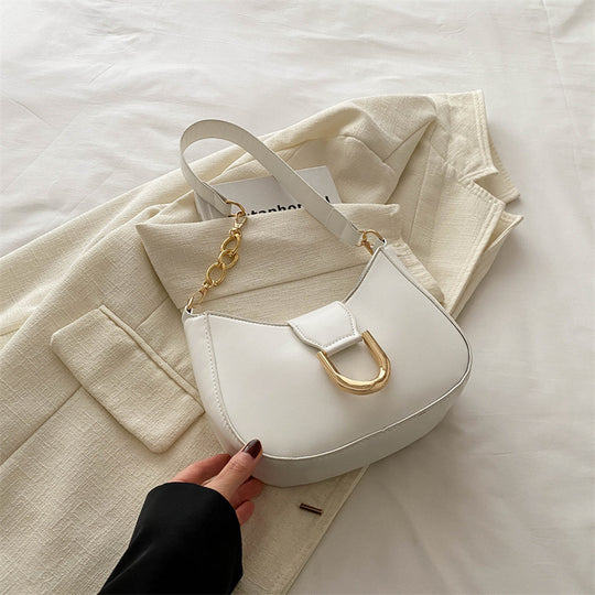 Damen Umhängetasche mit modernem Design und eleganter Schnallenverzierung Nord Taschen