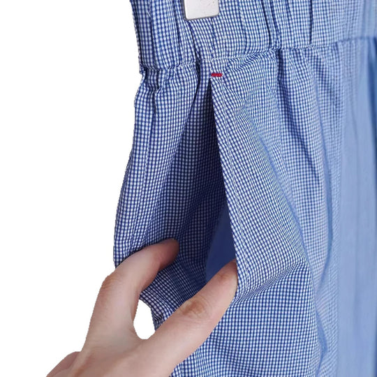 Damen Weit geschnittene Baumwollhose Nord Taschen