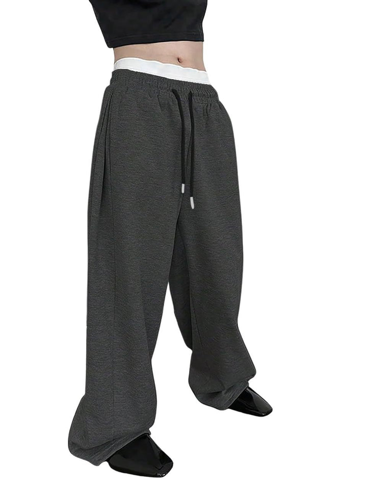 Unisex nan weite Sweatpants mit elastischem Bund, breitem Bein, Kordelzug und verdeckten Seitentaschen Nord Taschen