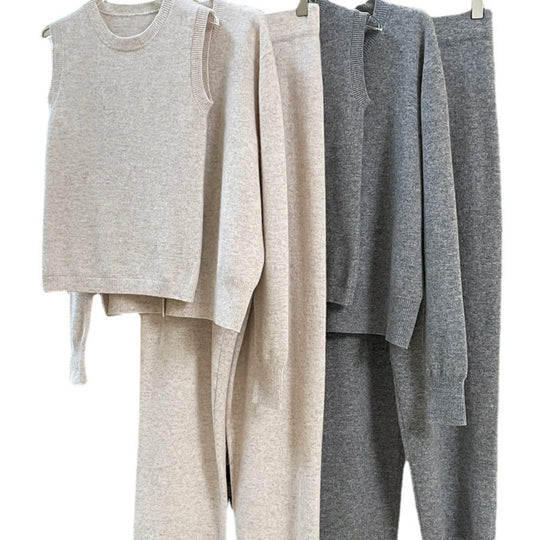 Damen Weicher kastiger Strickcardigan mit durchgehender Knopfleiste und gerippten Bündchen Nord Taschen