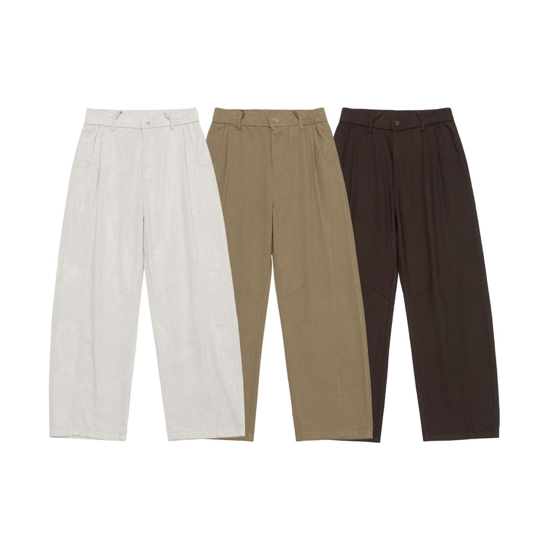 Damen Hochtaillierte Culotte-Cargohose mit markanten Teilungsnähten und elastischem Rückenbund Nord Taschen