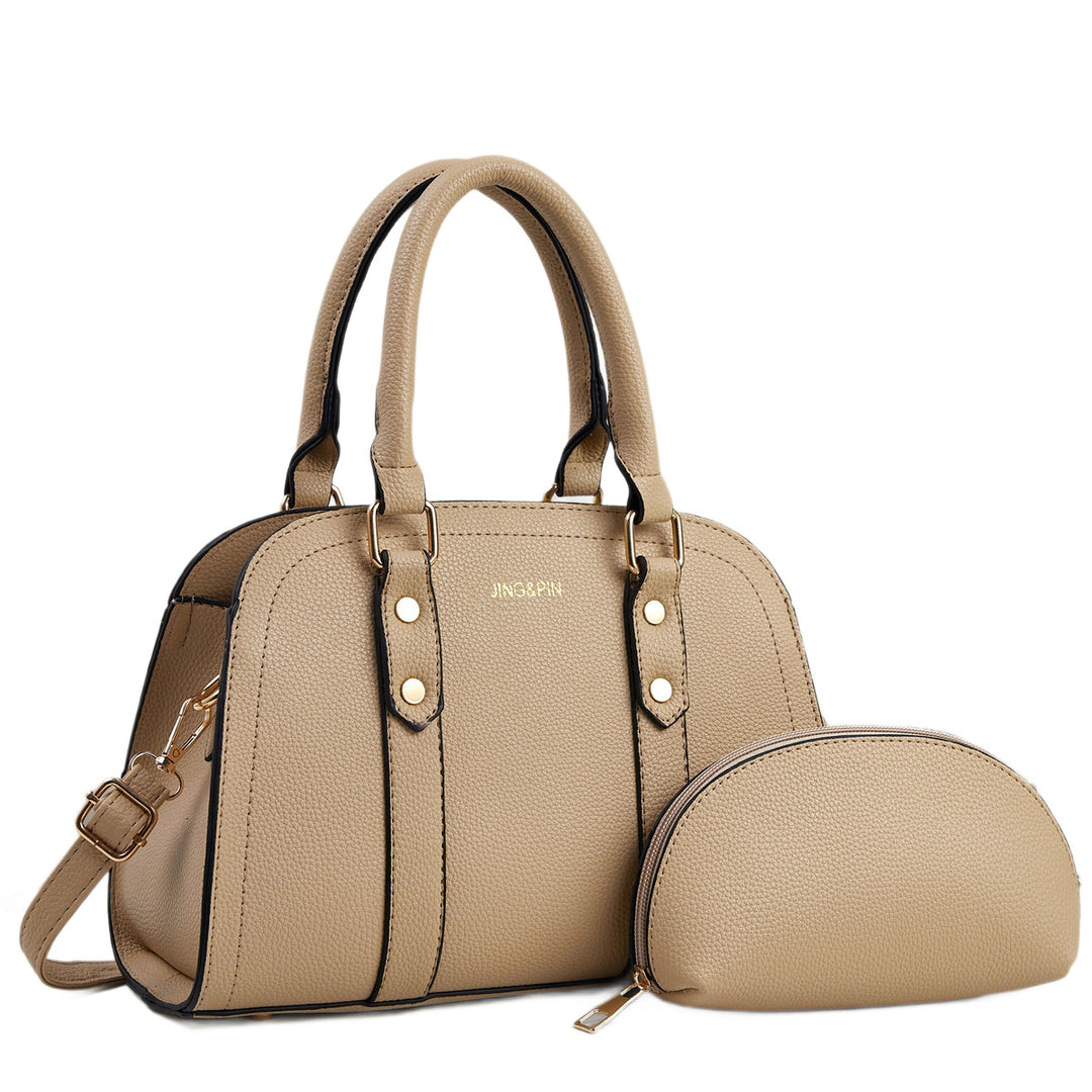 Damen Elegante Handtasche mit abnehmbarer Kosmetiktasche Nord Taschen
