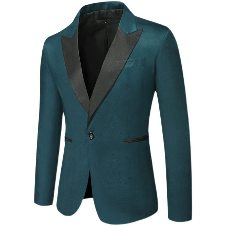 Herren Eleganter Smoking-Blazer mit klassischem Revers und zeitlosem Design