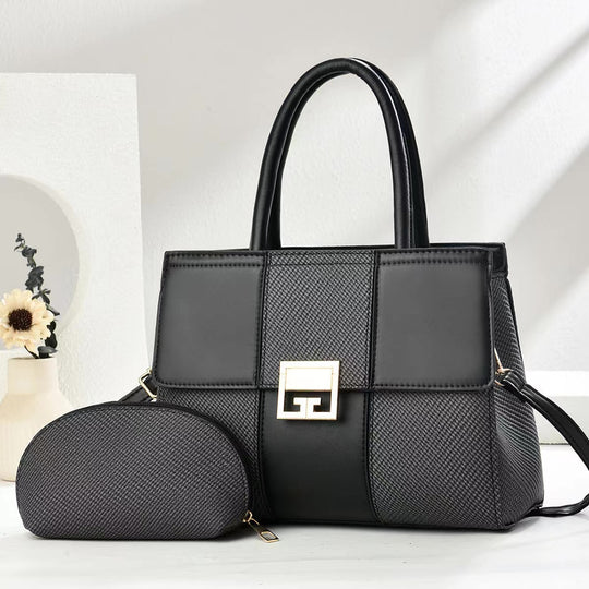 Damen elegante Handtasche mit abnehmbarer Kosmetiktasche Nord Taschen