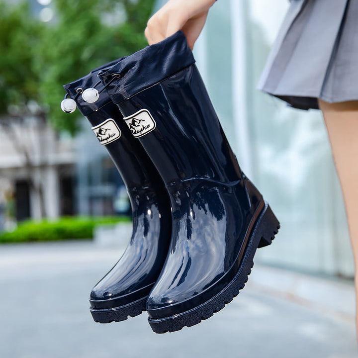 Damen Hochwertige und Stylische Gummistiefel mit Verstellbarem Schnürsystem Nord Taschen