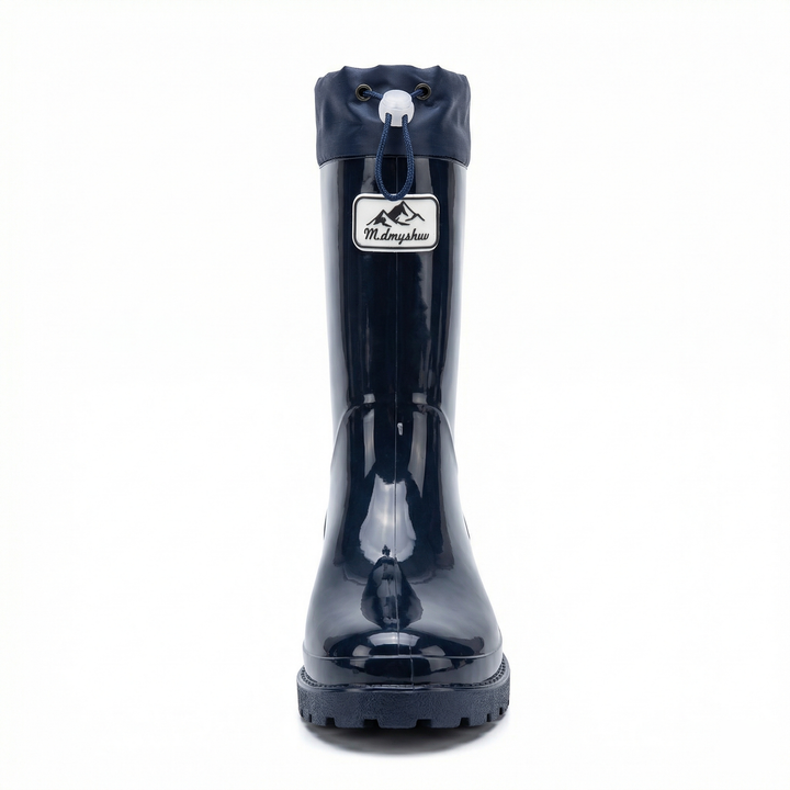 Damen Hochwertige und Stylische Gummistiefel mit Verstellbarem Schnürsystem Nord Taschen